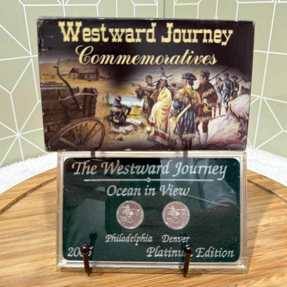 2004‎ Keelboat Platinum Edition Westward Journey Commemoratives Nickel Set Boat